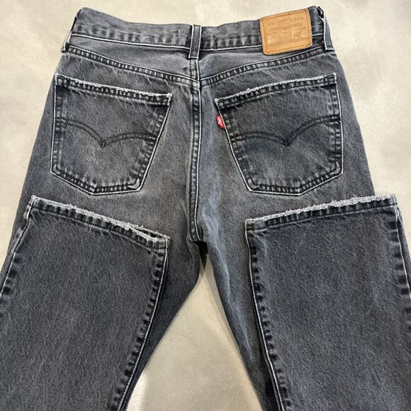 Levi's Women's Premium Middy Ankle Bootcut Denim Jeans Gray Size 27 - Picture 10 of 12